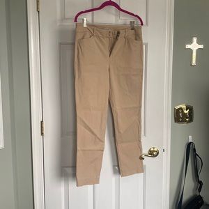 old navy high rise pixie cut work slacks
